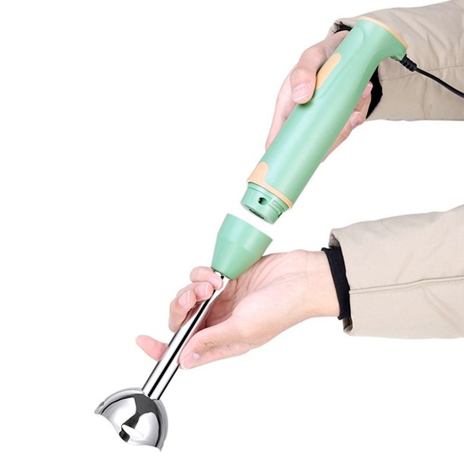 7175 Hand Blender Multi-Purpose Hand Blender, 400W Handheld Blender High Speed Blender Stainless Steel Handheld Stick Blender For Smoothies, Puree Baby Food and Soups DeoDap 7175 Hand Blender Multi-Purpose Hand Blender, 400W Handheld Blender High Speed Blender Stainless Steel Handheld Stick Blender For Smoothies, Puree Baby Food and Soups DeoDap